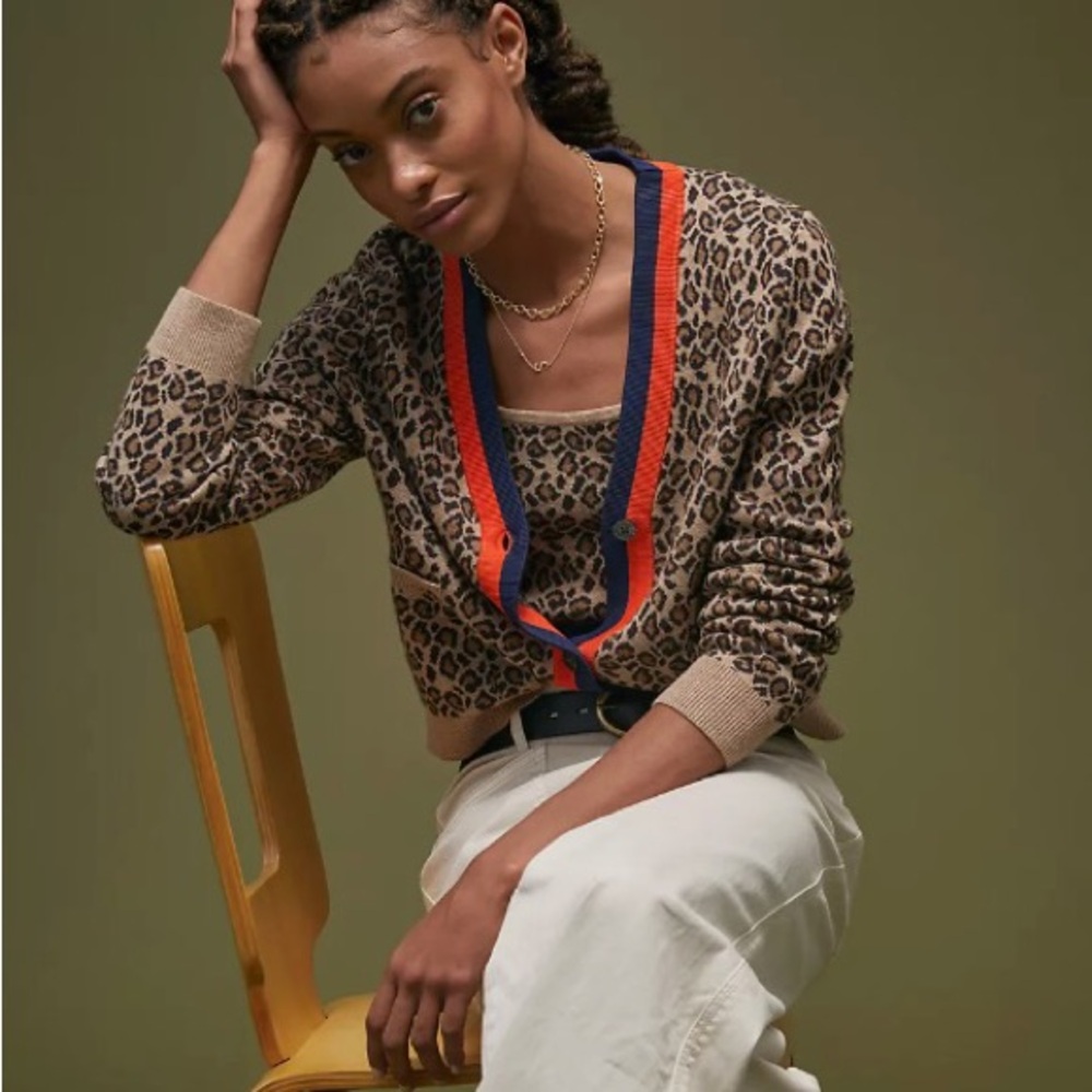 Kule Leopard Milo Cardigan